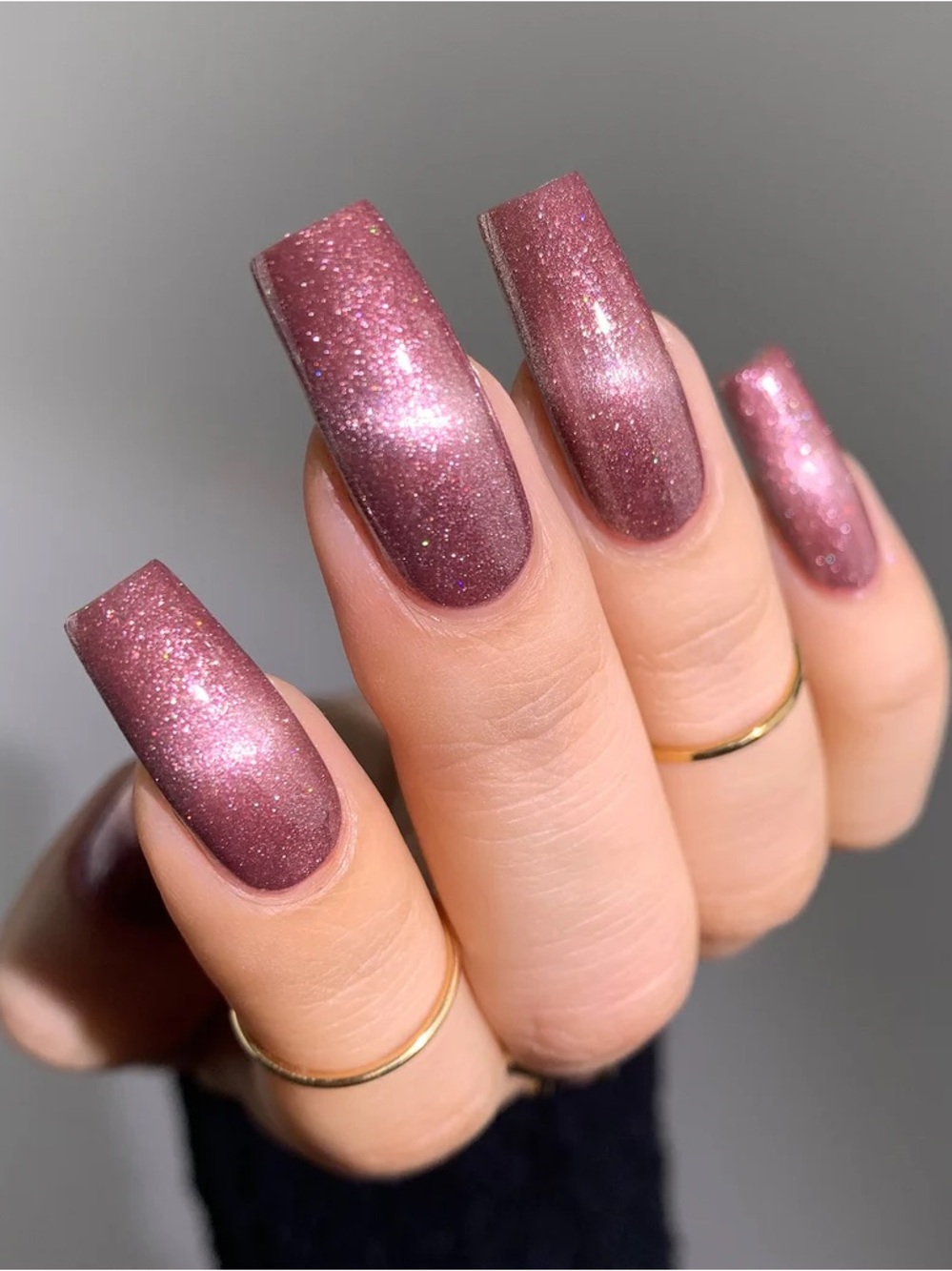 Mooncat velvet rose dusty pink magnetic nail polish dearly departed nwob